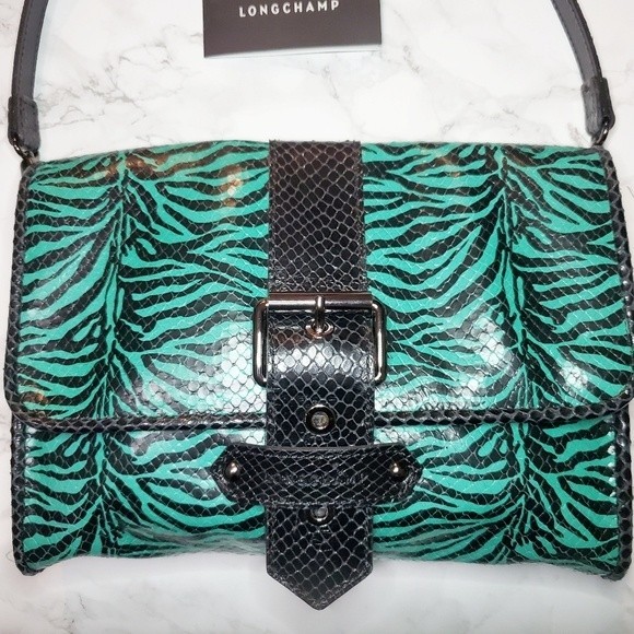 Longchamp Zebra Embossed Leather bag - Picture 6 of 8